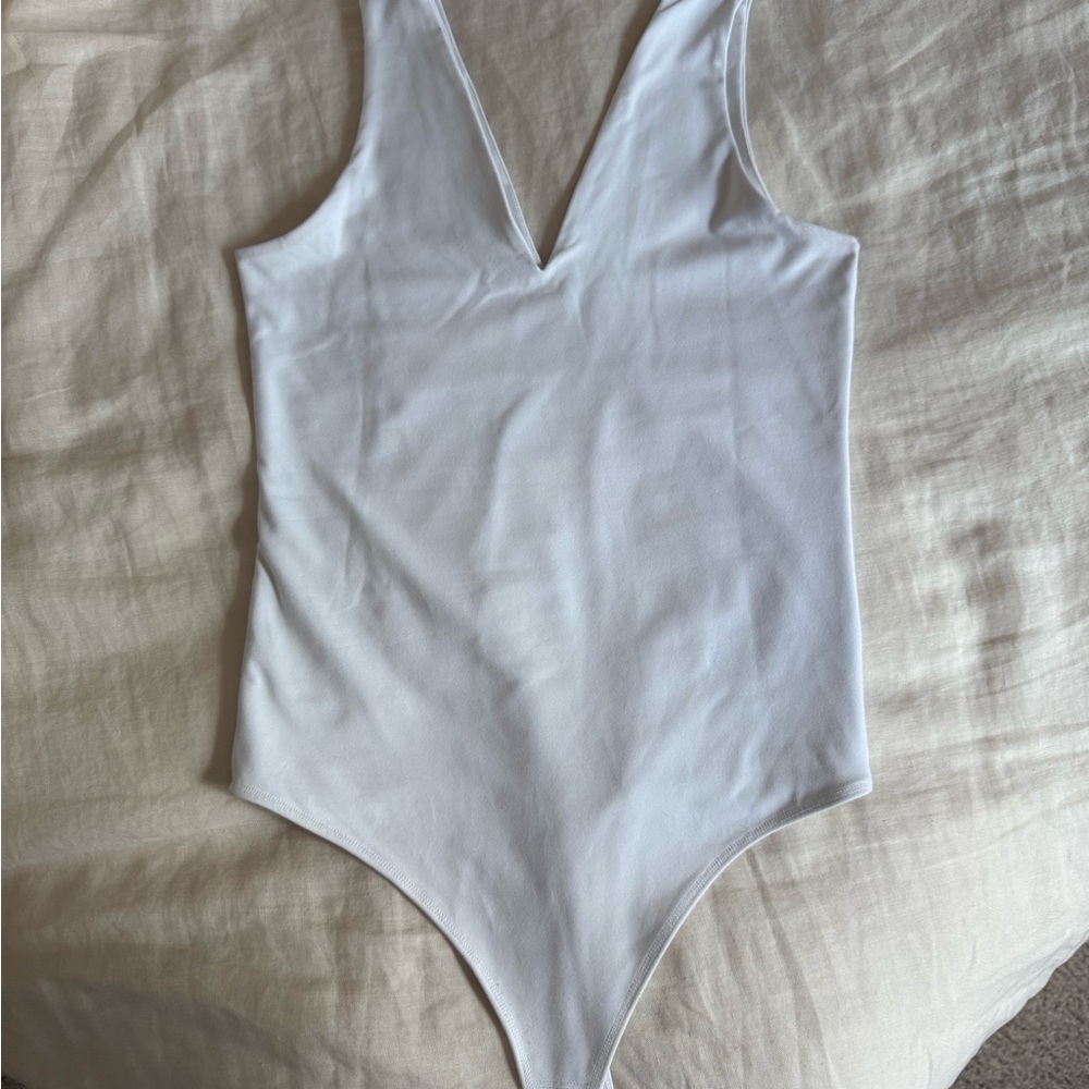 Abercrombie White Bodysuit